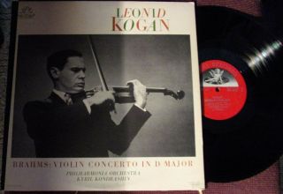 Leonid Kogan Brahms: Violin Concerto In D Major Angel Records 35690