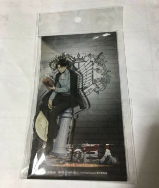 Attack On Titan Levi Pop Up Store Limited Acrylic Stand Figure Ver2 Anime Japan