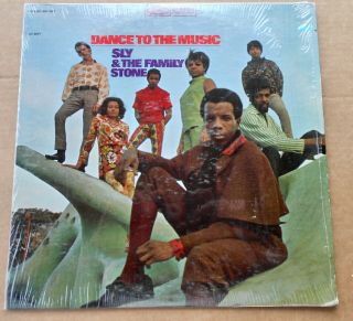 Sly & Family Stone Lp " Dance To The Music " 1968 Press Shrink Soul Funk