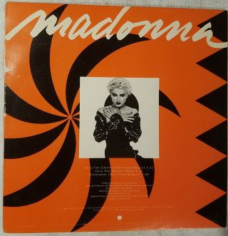 Madonna ‎ - Into The Groove / Everybody Us 12 " Promo (sire Pro - A - 1 - 2906)