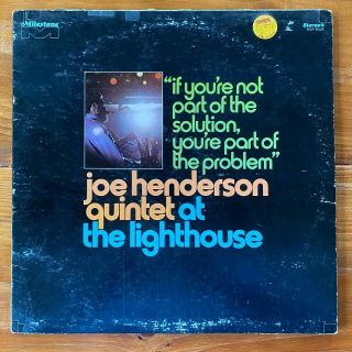 Joe Henderson - If You’re Not Part Of The Solution – Hard Bop Live Vinyl Lp