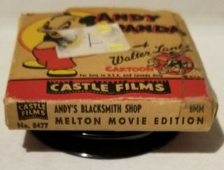 Andy Panda A Walter Lantz Cartoon Castle Films Andy ' s Blacksmith Shop 8mm 2