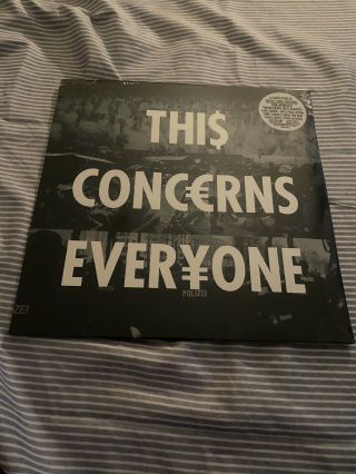 This Concerns Everyone - Comp Lp 1st Press Color Vinyl Anti Flag Strike Anywhere