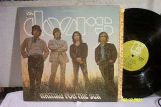 The Doors Lp " Waiting For The Sun " Elektra Stereo " Gold Labels " Ex/nm
