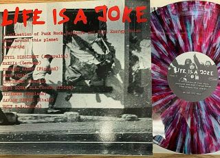 Various/punk Compilation Life Is A Joke 1st Pressing Lp International Vinyl 1983