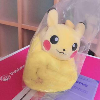 Pokemon Pikachu Plush Toy & Blanket Yellow Center Pikapika Box 2021