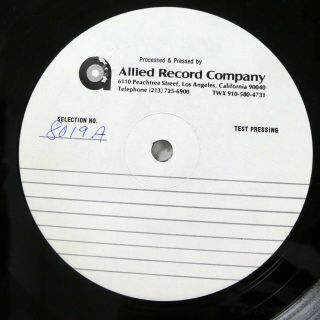 Andre Williams With Gino And The Don Juans Jail Bait Lp Test Press - Sw 109