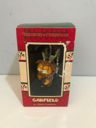 1978 Enesco Jim Davis Garfield As Deer Garfield Ornament