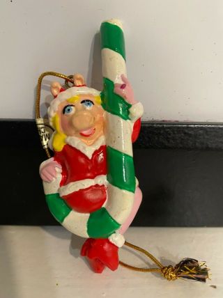 3 Sesame Street - Elmo,  Kermit And Miss Piggy - Christmas Ornaments