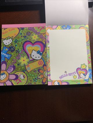 Sanrio Vintage Hello Kitty 2002 Notepad Set.