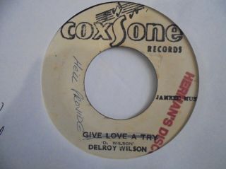 Delroy Wilson Give Love A Try Coxsone Reggae 7 " Hear
