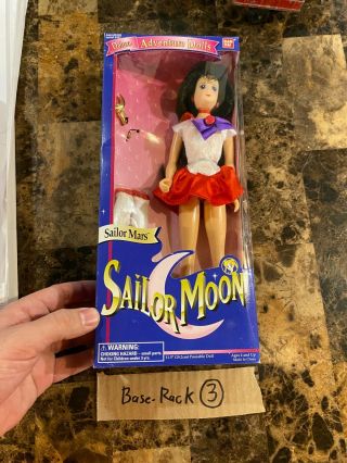 Vtg 11.  5 " Sailor Mars Deluxe Adventure Dolls Bandai 1995 Nrfb Moon Rare