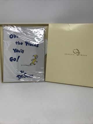 Pottery Barn Leather Book - Oh The Places You’ll Go Collector’s Edition (f - 1)