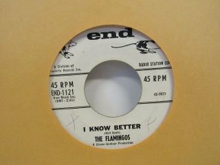 The Flamingos - I Know Better/flame Of Love - Promo - Doo Wop - 7 " 45rpm