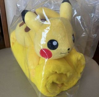 Pokemon Pikachu Plush Blanket Pikapika Box 2021 Japan