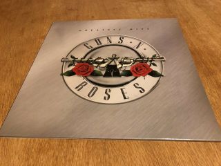Guns N Roses Greatest Hits Lp Coloured Vinyl Cream Rare Record Geffen