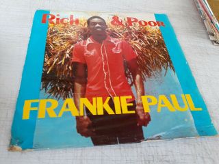 Frankie Paul ‎– Rich & Poor Lp