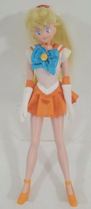 2000 Sailor Moon 11.  5  Moon Deluxe Adventure Doll Irwin Toy Venus Blonde Gloves