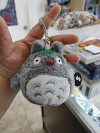 My Neighbor Totoro Keychain Studio Ghibli Anime Small Charm Plush Strap Doll Toy