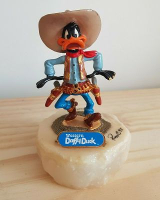 Ron Lee 1992 Western Daffy Duck Cowboy 1468/2750 Looney Tunes Warner Brothers