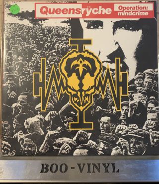 Queensrÿche (queensryche) Operation Mindcrime 12 " Vinyl Lp Album Ex,  / Ex,