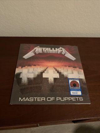 Metallica - Master Of Puppets Colored Vinyl Lp - Small Crease