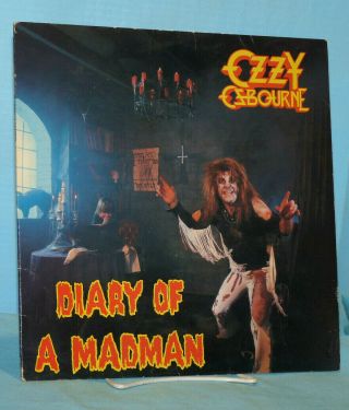Ozzy Osbourne Diary Of A Madman 1981 Jet Records Vinyl Lp Fz 37492