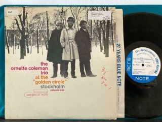 Ornette Coleman Golden Circle Vol 1 1966 Mono Lp Blp 4224 Van Gelder York