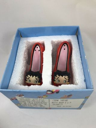 Betty Boop collectible salt and pepper shakers set 1999 2