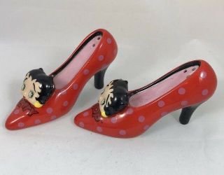 Betty Boop collectible salt and pepper shakers set 1999 3