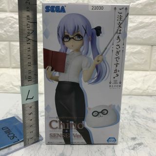 L Jp21030 Sega Premium Figure Sensei Teacher Is The Order A Rabbit? Chino