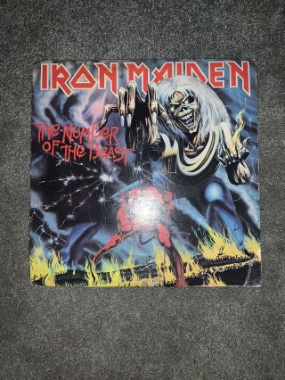 Number Of The Beast By Iron Maiden (vinyl,  1982 (usa))