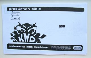 Knd Codename: Kids Next Door Cartoon Network Production Bible Design Model Pack