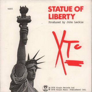 Xtc Statue Of Liberty 7 Inch Vinyl Uk Virgin 1978 A Label Promo With Pic Sleeve