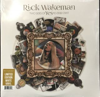 Rick Wakeman - Two Sides Of Yes Double Lp On White Vinyl Keyboard Aficionado