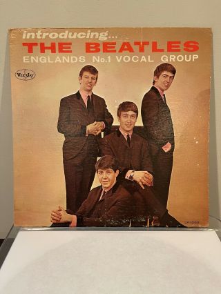 The Beatles 1964 Introducing The Beatles On Vee - Jay Usa Vinyl.