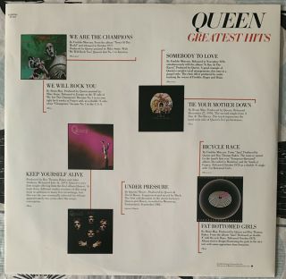 QUEEN - GREATEST HITS - Vinyl LP RECORD ALBUM - 1981 3