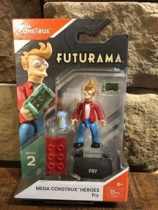 Mega Construx Heroes Series 2 Futurama Fry Mini Figure