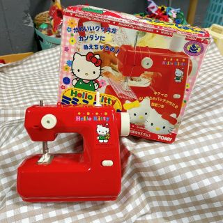 Rare Vintage Sanrio Hello Kitty Sewing Machine - Tomy Japan