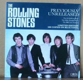 The Rolling Stones ‎– Previously Unreleased - Limited,  Blue Vinyl