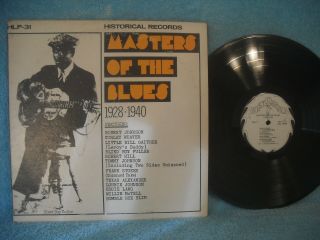 Masters Of The Blues 1928 - 1940,  Historical Records Hlp 31,  Delta Blues