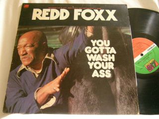 Redd Foxx You Gotta Wash Your Ass Live At Apollo Theater In 1975 Atlantic Lp