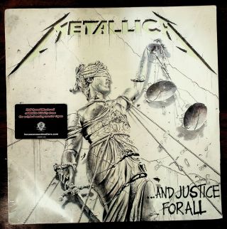 Metallica And Justice For All Double Lp 2008 Half Speed Mastered Edition