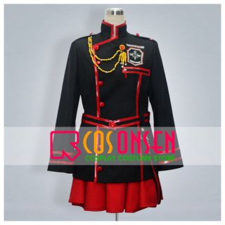 Cosonsen D Gray Man Lenalee Lee Version Uniform Black Red Cosplay Costume