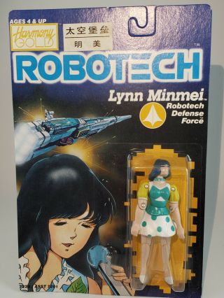1985 Unpunched Robotech Lynn Minmei Action Figure Moc Matchbox/hg Harmony Gold