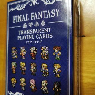 Final Fantasy 30th Anniversary Exhibition Clear Playing Cards Square Enix