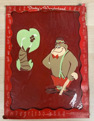 Magilla Gorilla Dinky’s Wonderland Art 1964 Rare Piece 16” X 12”