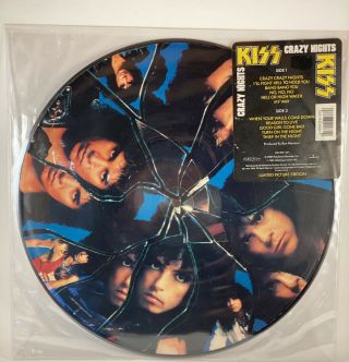 Kiss - Crazy Nights/vinyl Lp/polygram/ex,  Ex/picture Disc