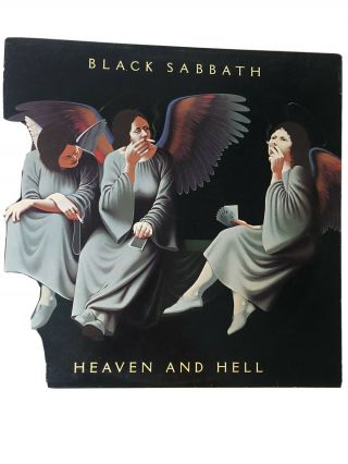 1980 Black Sabbath Album Heaven And Hell Vinyl Lp Warner Bros Bsk 3372 Vg,