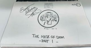 Marvel Fantastic Four,  Mask Of Doom Pt 1,  Complete Story Board